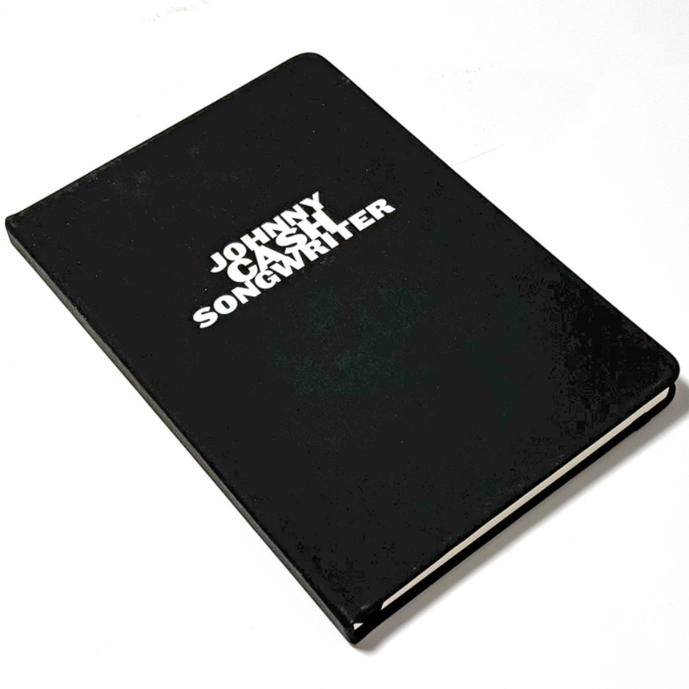 Johnny Cash Songwriter promotional leatherbound journal – rare collectible